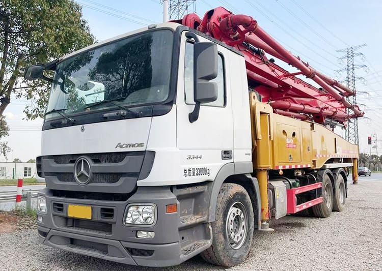 49M SANY Truck Mounted Concrete Pump Price For Sale
