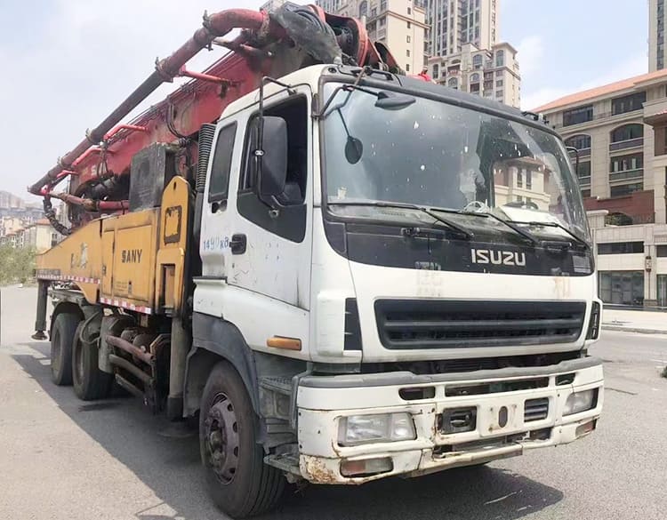 Isuzu Truck Chassis - 49 Meter Sany Concrete Boom Pump Truck Price