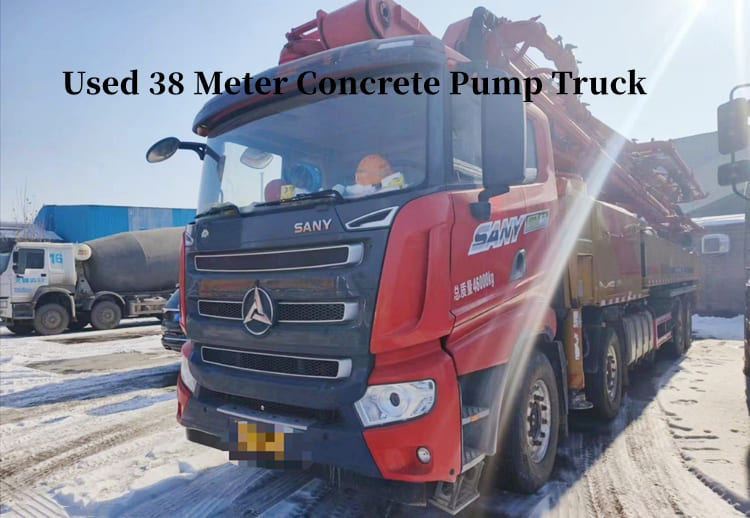 Used Concrete Pump Truck- 38 Meter Concrete Pump for Sale in Kenya